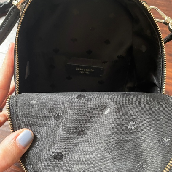 Kate Spade Mini Black Convertible Leather Backpack - Picture 8 of 8